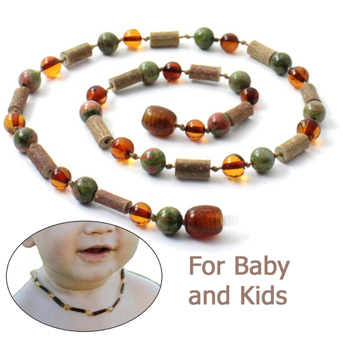 Baby and Child Hazelamber Necklace - Cognac Amber