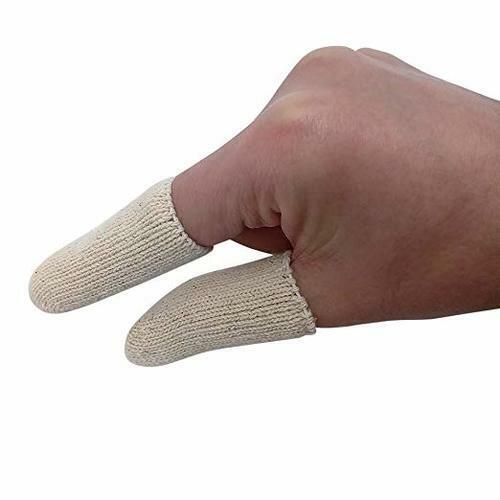 Finger Cots Cotton Finger Guards Elastic Finger Protection Pack of 20