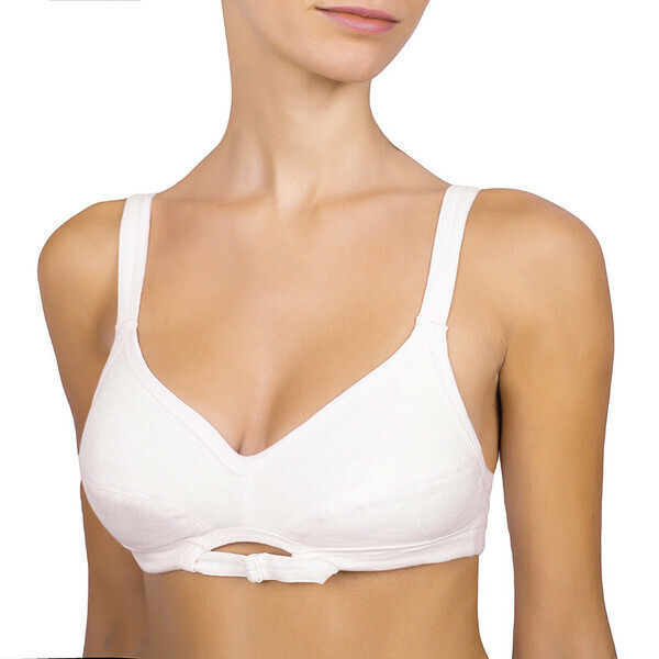 Allergy-free Women's Drawstring Bra ( Natural ) – Cottonique - Allergy-free  Apparel