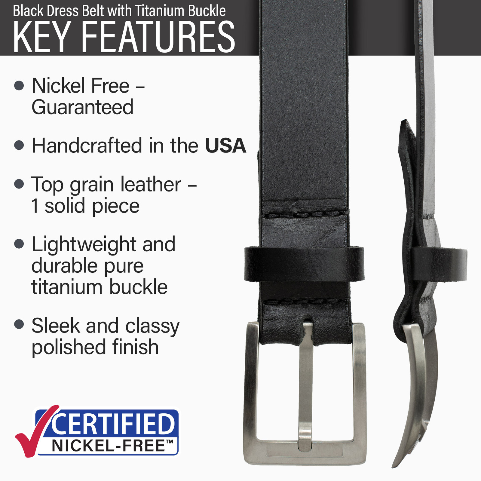 nickel free belts australia