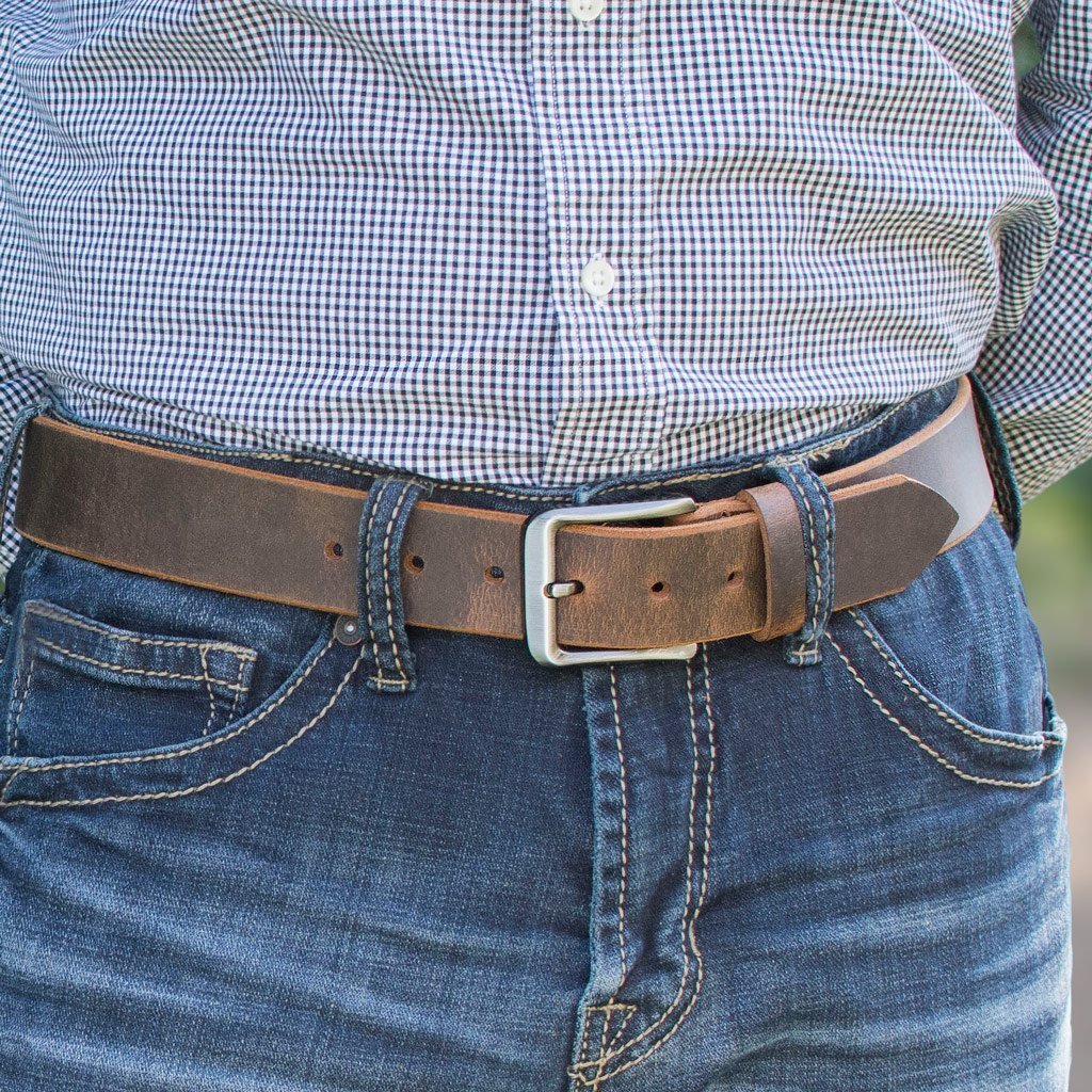 Nickel Free Belt | Nickel Smart Leather Belt Roan Mountain Distressed ...