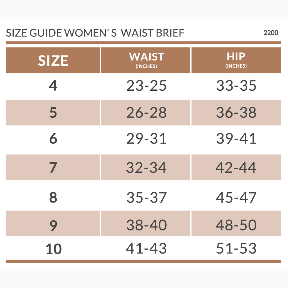 Women's Waist Brief | Allergy Fee | Sensitive Skin