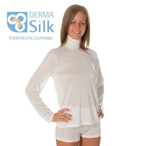 T-shirt manches longues femme DERMASILK du S au XL - soulage l'eczéma  atopique - FRITSCH Medical