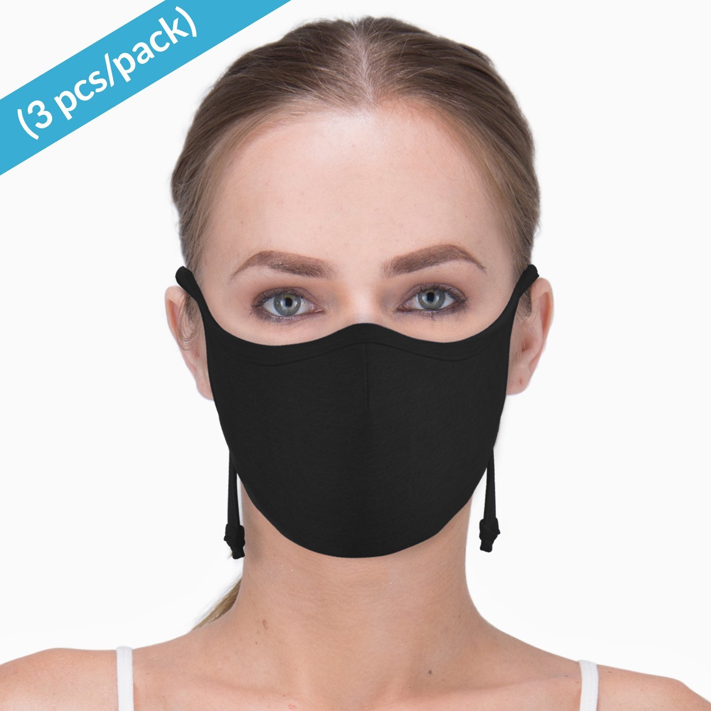 Cottonique Hypoallergenic Face Mask with Adjustable Earloops