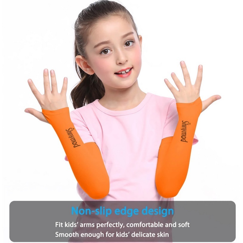 1-7 Years 1 Pair Sports Arm Sleeves UV Protection for Cycling Football Baseball Ceguimos Children Little Kids 
