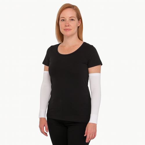 Extra Light Cotton Arm Sleeves for Adults