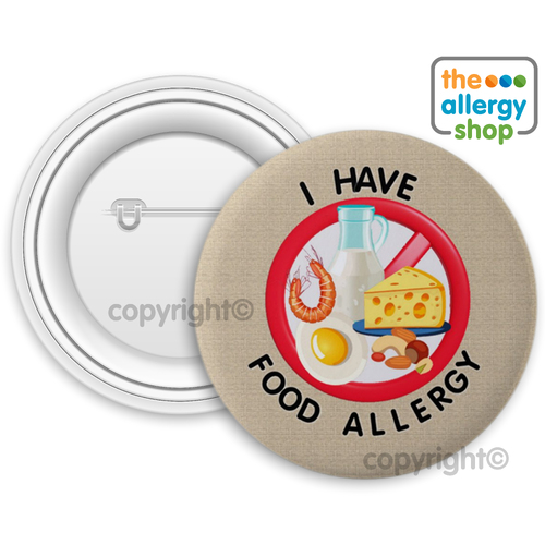 I Have Food Allergies - Badge & Button