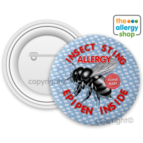 Insect Sting Allergy - Badge & Button