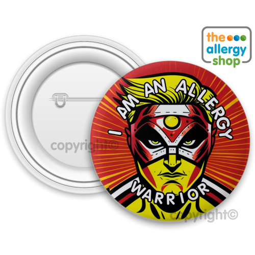 Allergy Warrior - Badge & Button