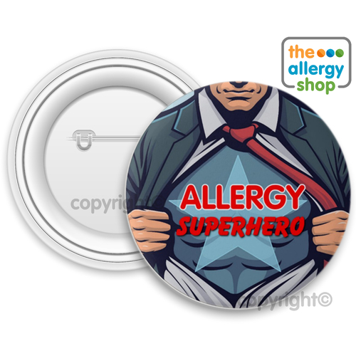 Allergy Superhero - Badge & Button