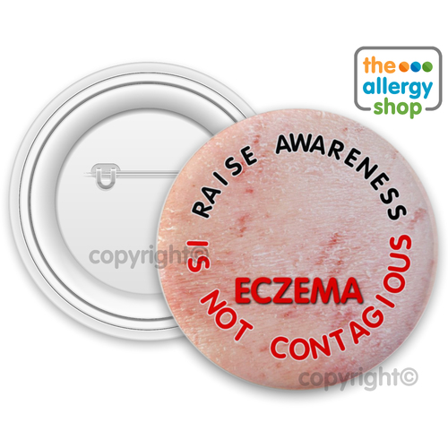 Eczema is not Contagious - Badge & Button