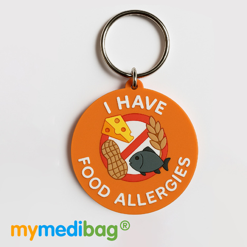 Food Allergies - 3D Keyring Tag