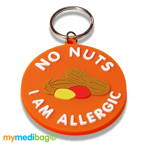 Nuts Allergy - 3D Keyring Tag