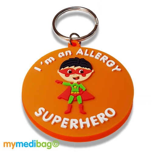 Superhero Boy - 3D Keyring Tag