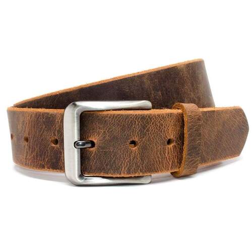 Nickel Smart® Roan Mountain Distressed Leather Belt