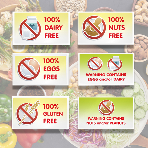 Food Allergens Sticker Alert