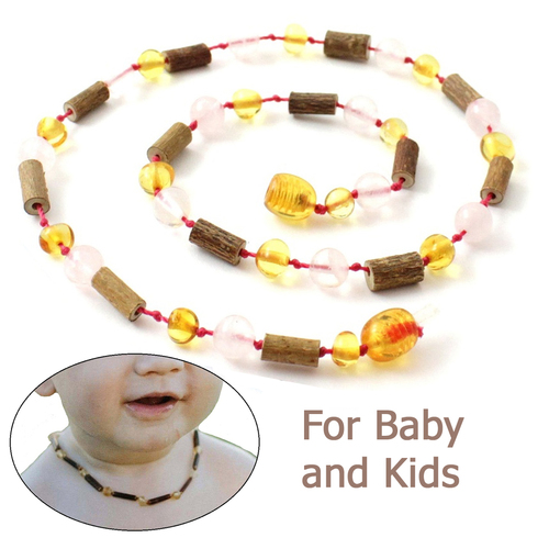 Baby and Child Hazelamber Necklace - Honey Amber