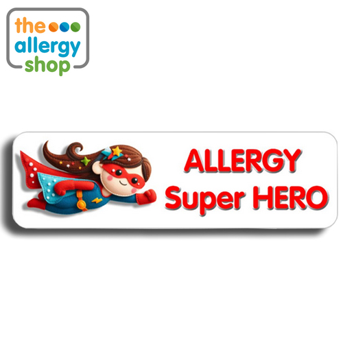 Allergy Hero Girl - stickers