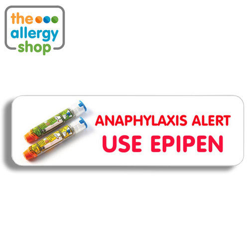 Anaphylaxis Alert  Use Epipen - Stickers