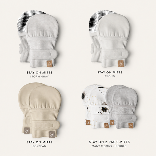Baby Scratch Mittens for Sensitive Skin