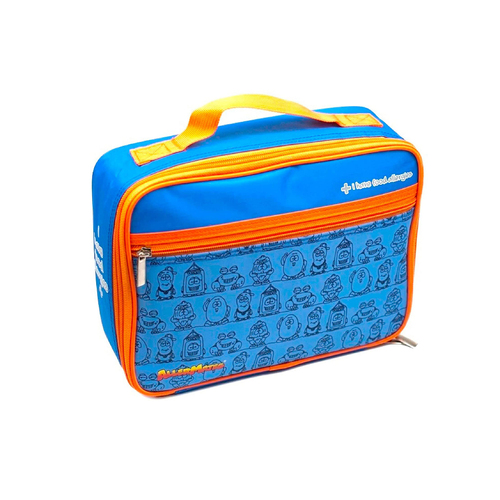 Blue "I Have Food Allergies" Lunch Bag