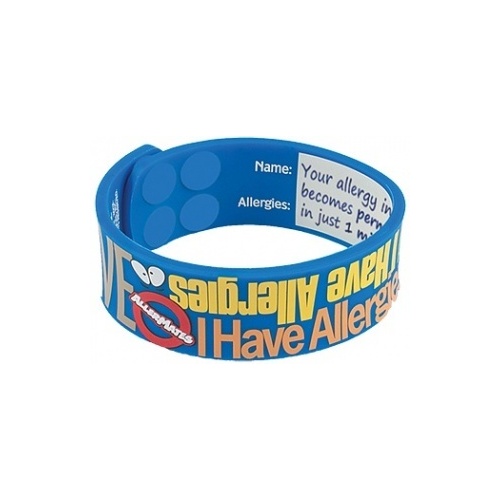 I Have Allergies Writable Wristbands