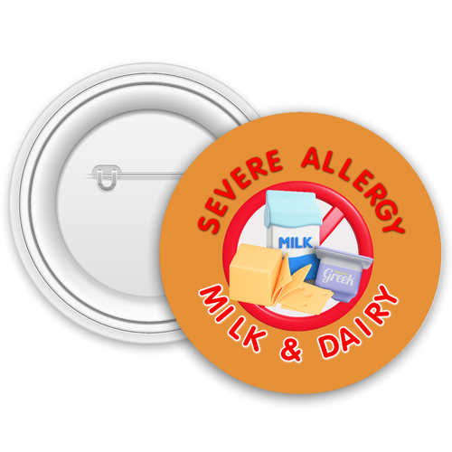 Milk & Dairy Allergy Badge 