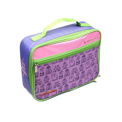 Purple "I Have Food Allergies" Lunch Bag