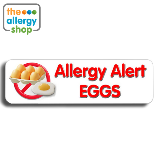 Severe Allergy Eggs -  Stickers