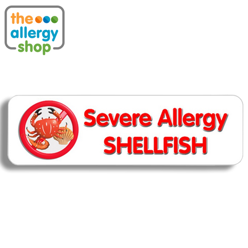Severe Allergy Shellfish -  stickers