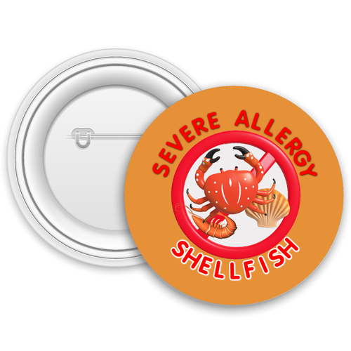 Shellfish Allergy Badge